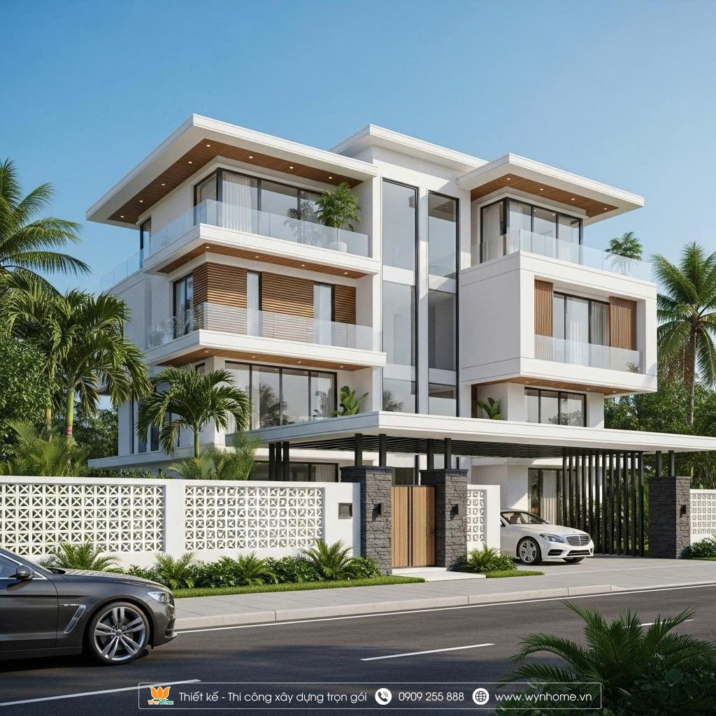 nhà biệt thự đẹp hiện đại