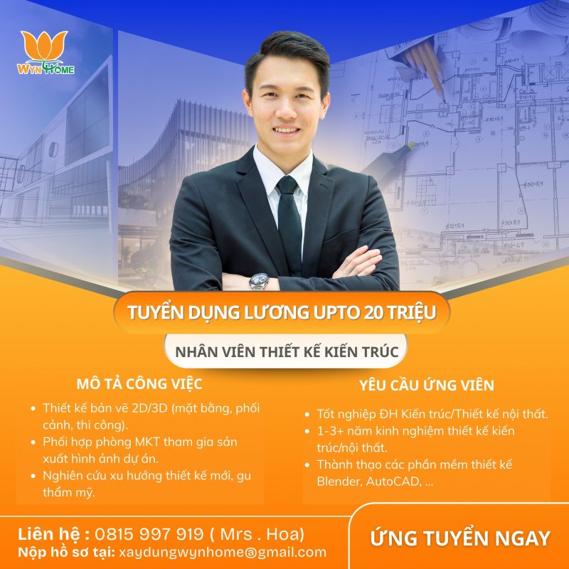 tuyển dụng thiết kế kiến trúc