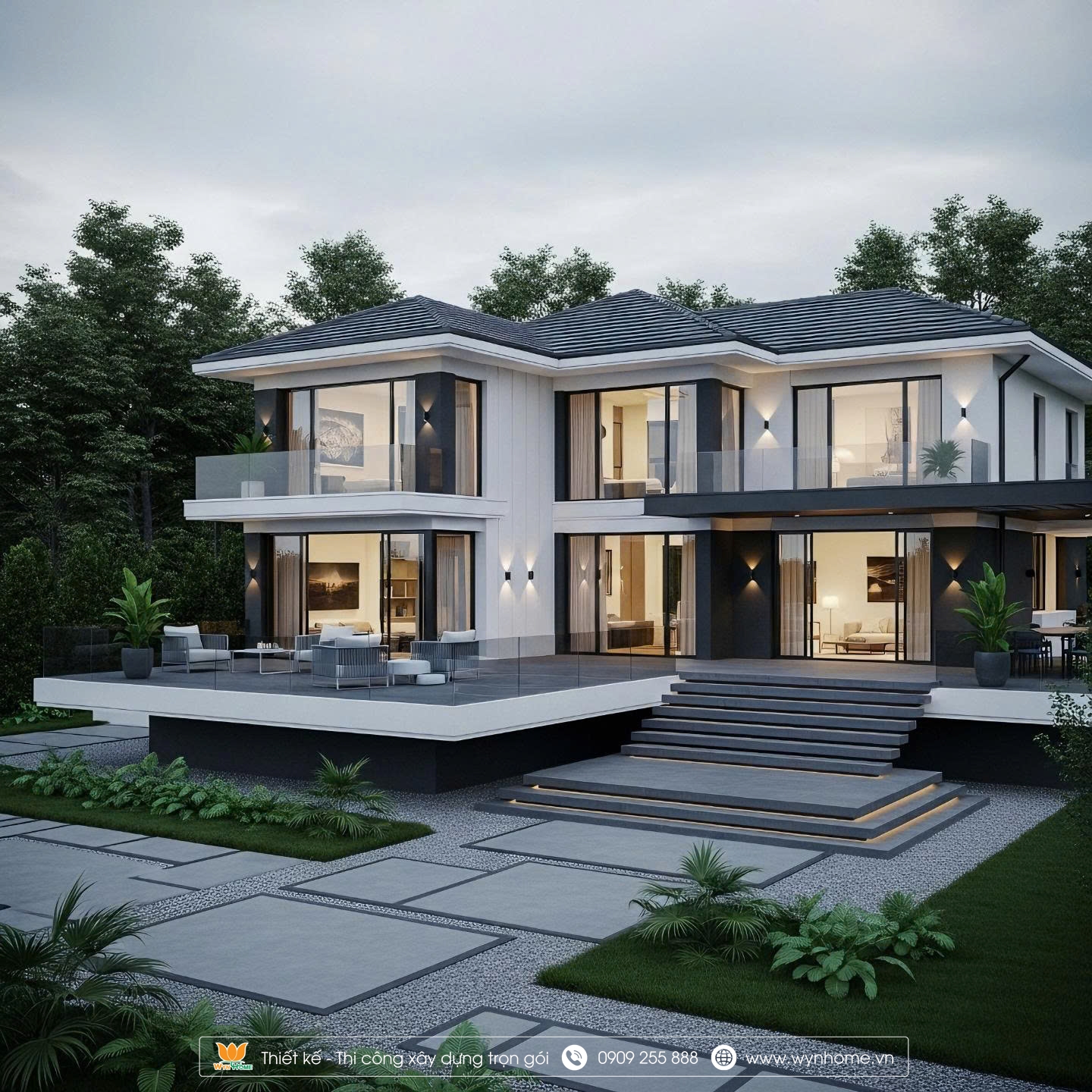 xây nhà biệt thự trọn gói