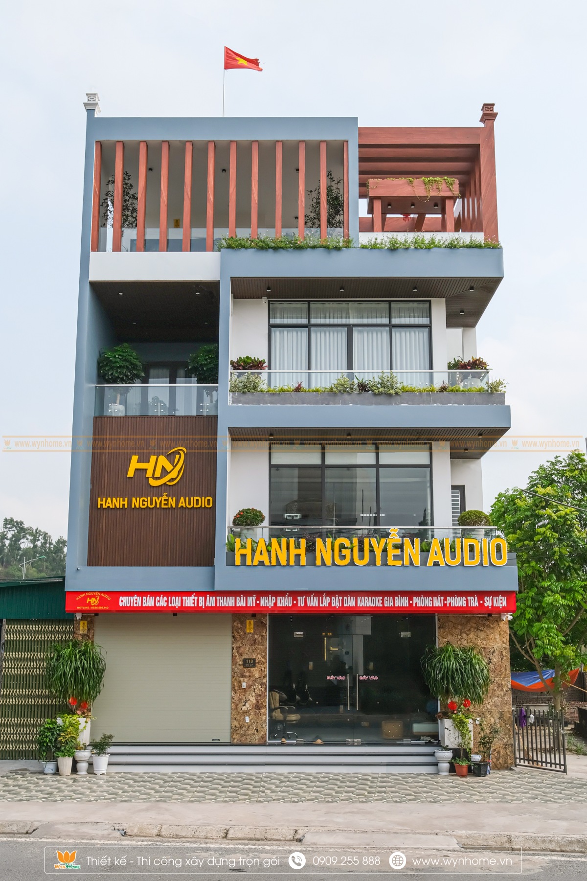 mẫu nhà 4 tầng đẹp
