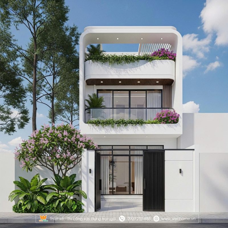 mẫu thiết kế nhà 2 tầng