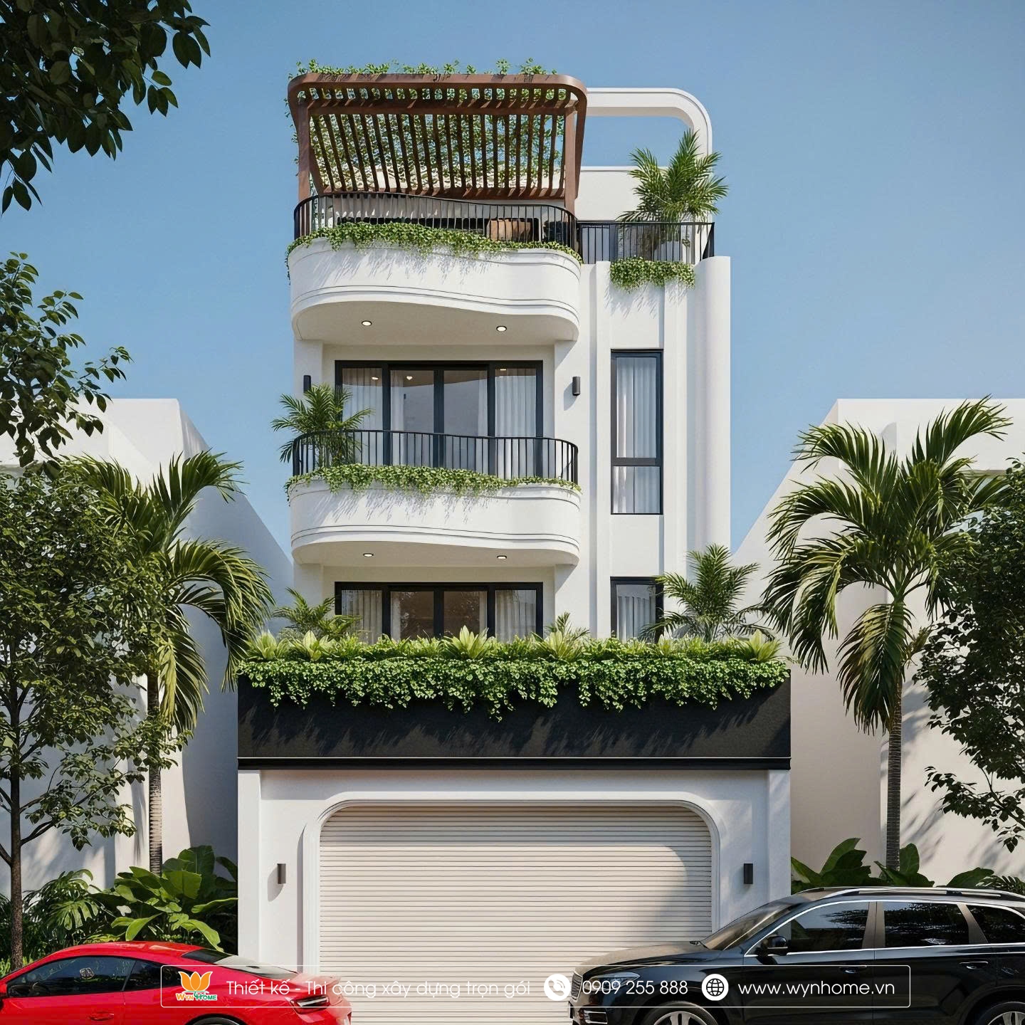 mặt tiền nhà phố đẹp