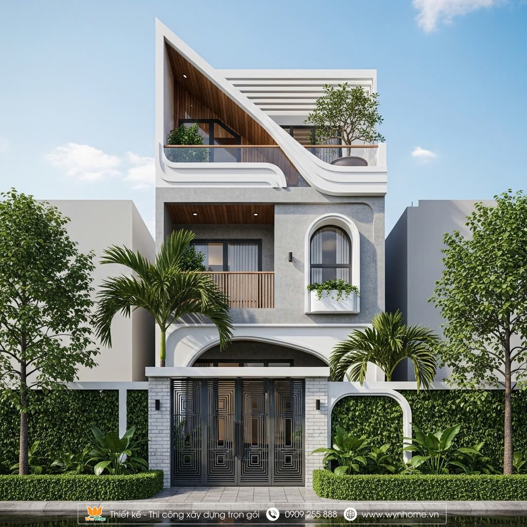 mặt tiền nhà phố đẹp