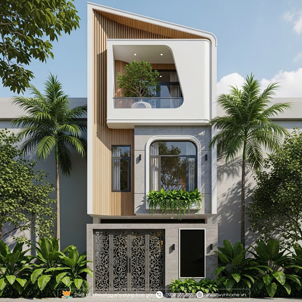 mặt tiền nhà phố đẹp