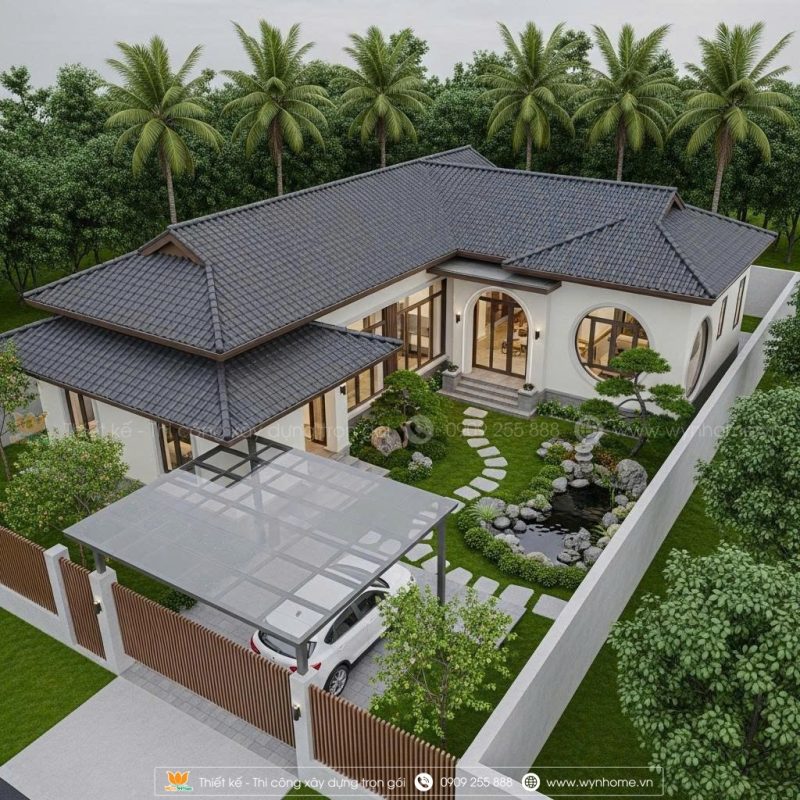 nhà vườn đơn giản mà đẹp