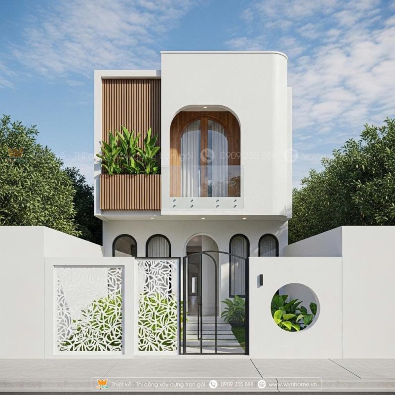 thiết kế nhà 2 tầng 3 phòng ngủ