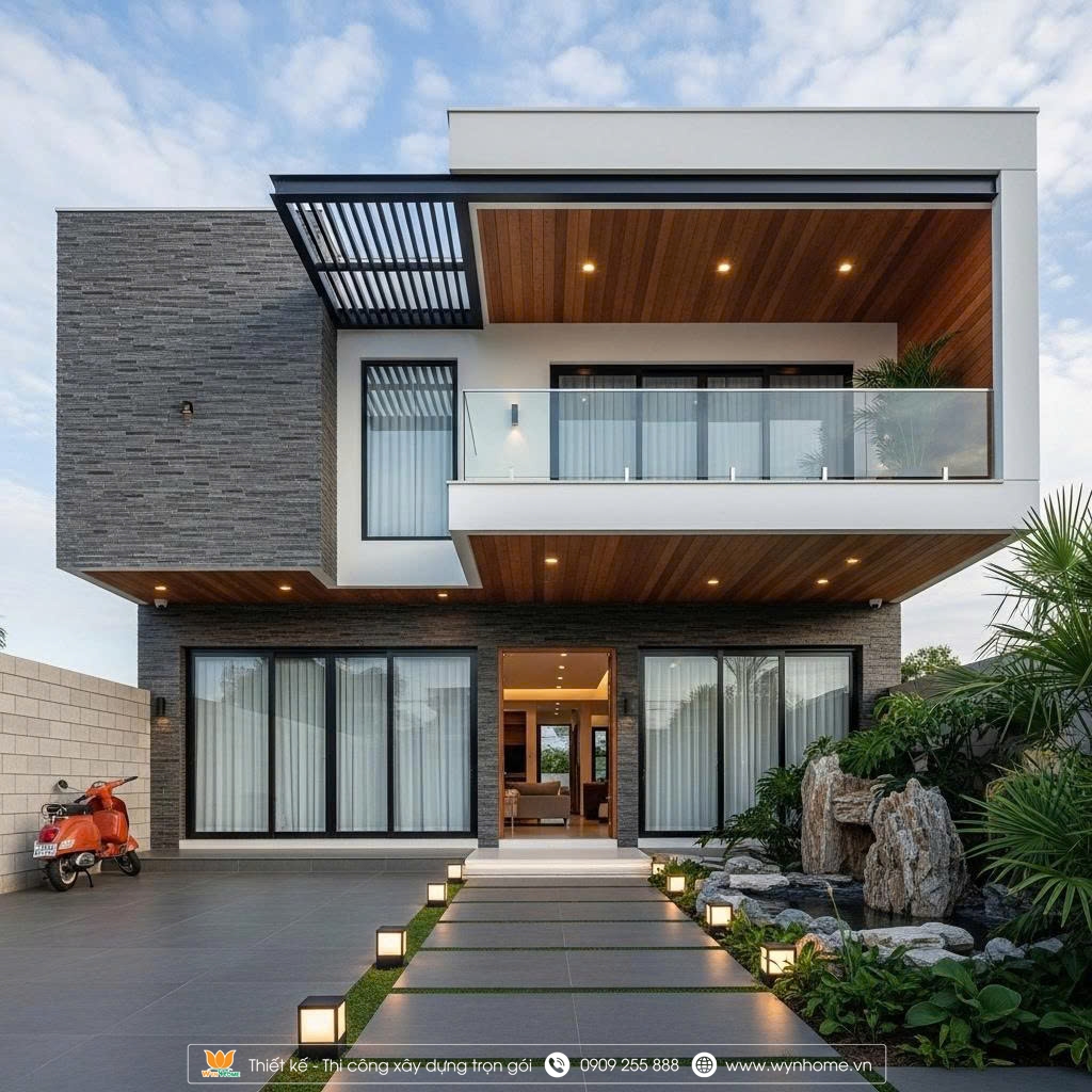 biệt thự 2 tầng