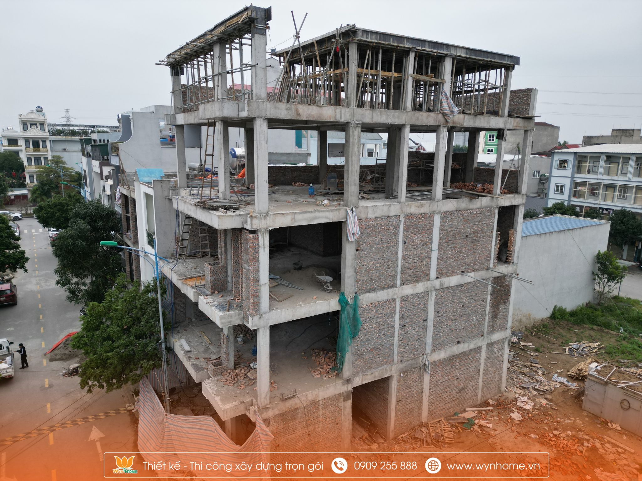 đơn giá xây nhà trọn gói