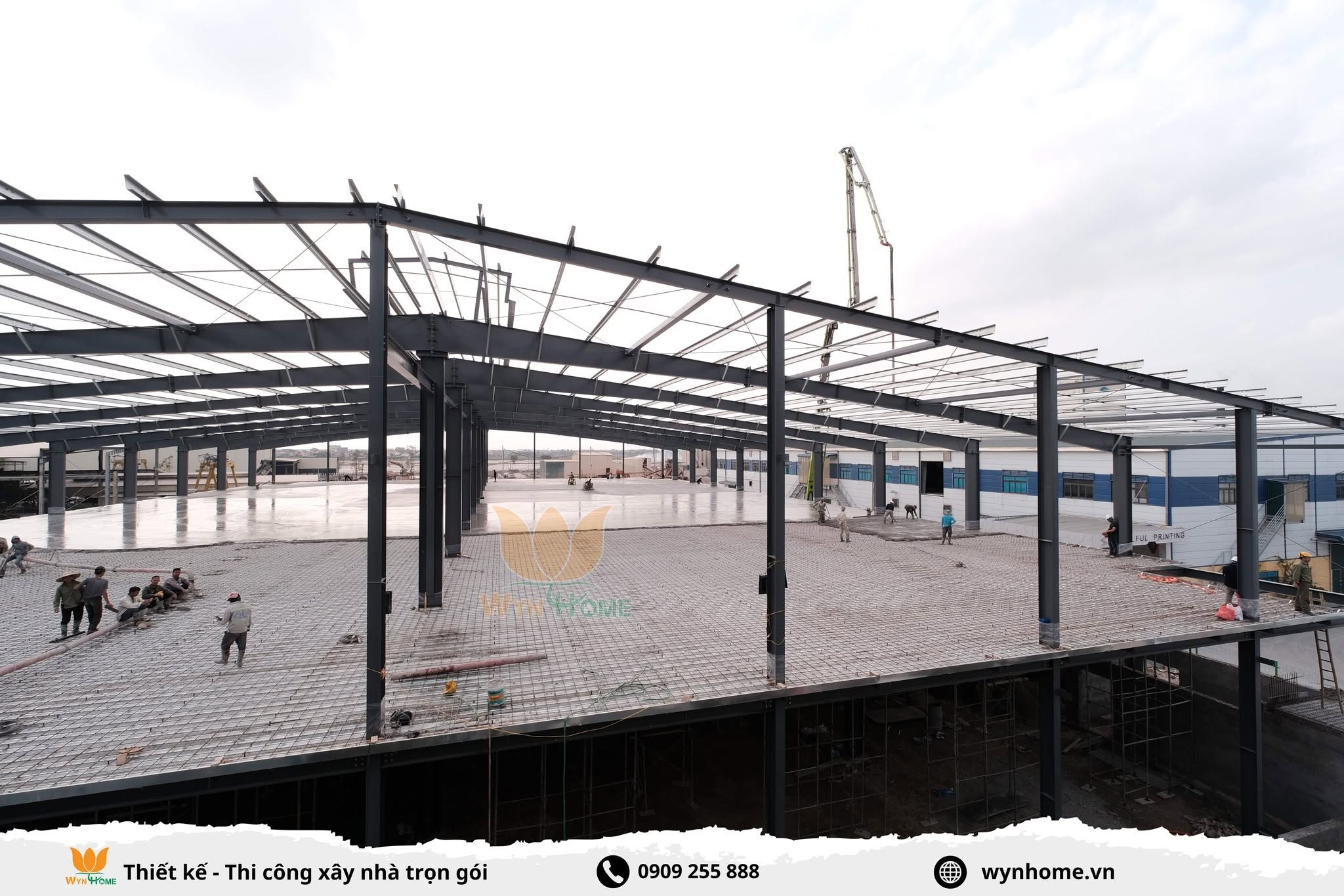 xây nhà xưởng trọn gói